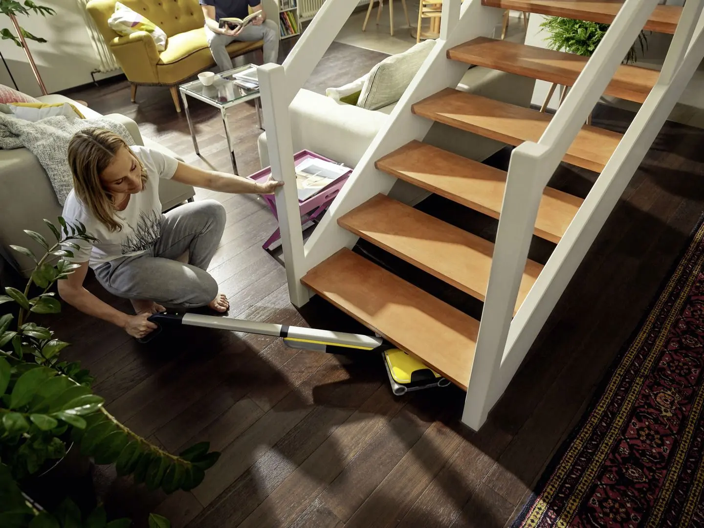 Электрошвабра Karcher FC 7 Cordless (Silver/Yellow) - 9