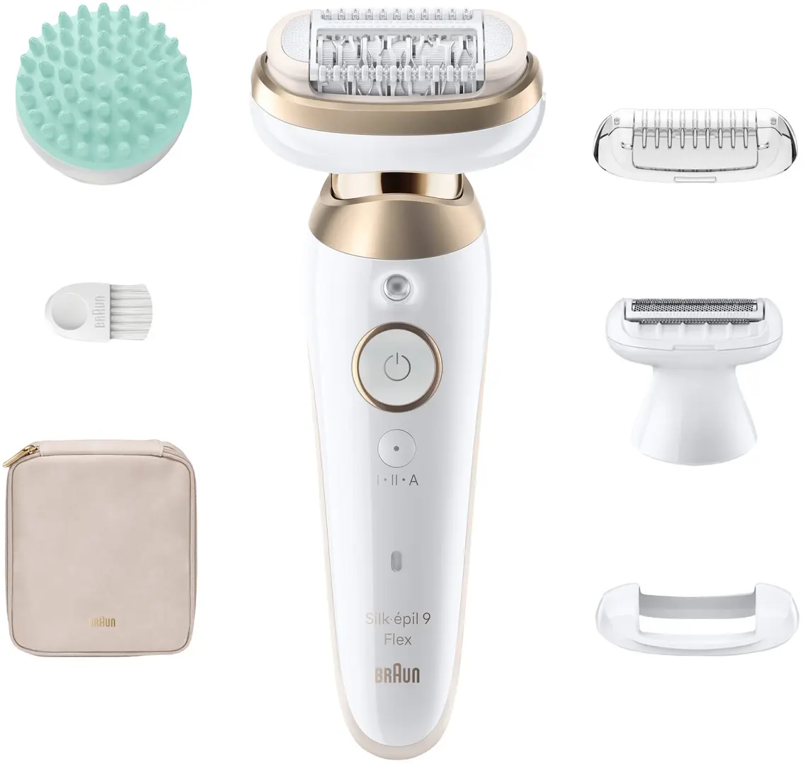 Epilator Braun Silk-epil 9 Flex SES9071 (White/Gold)