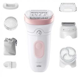 Эпилятор Braun Silk-Epil S7 SE 7-060 (White/Pink) Thumb