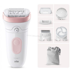 Эпилятор Braun Silk-Epil S7 SE 7-060 (White/Pink)