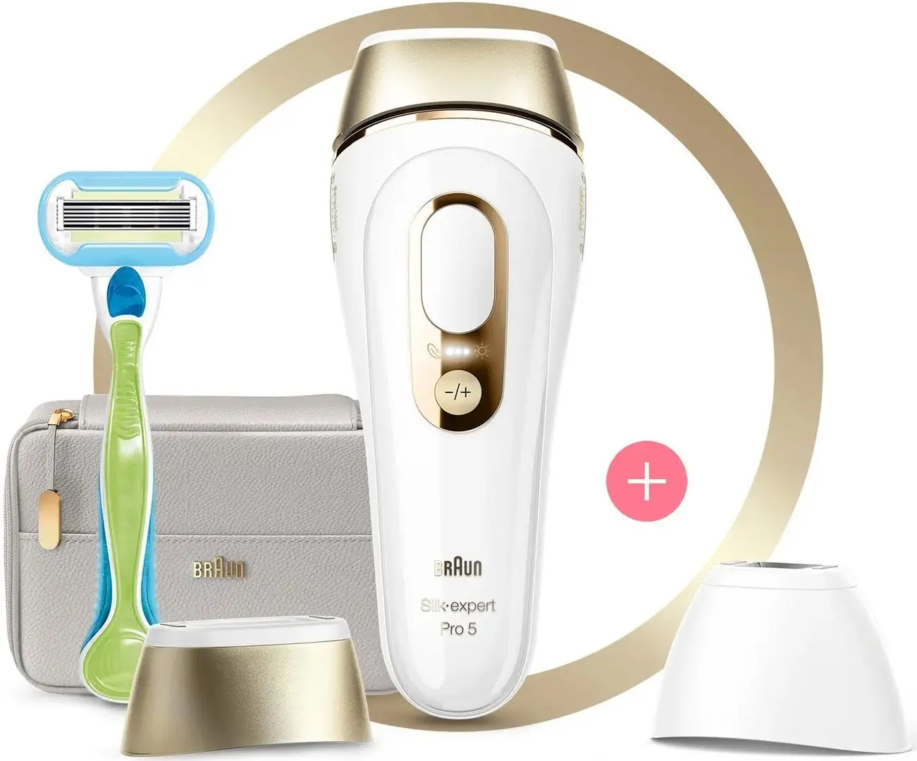 Fotoepilator Braun Silk-expert Pro 5 IPL PL 5152 (Gold/White)