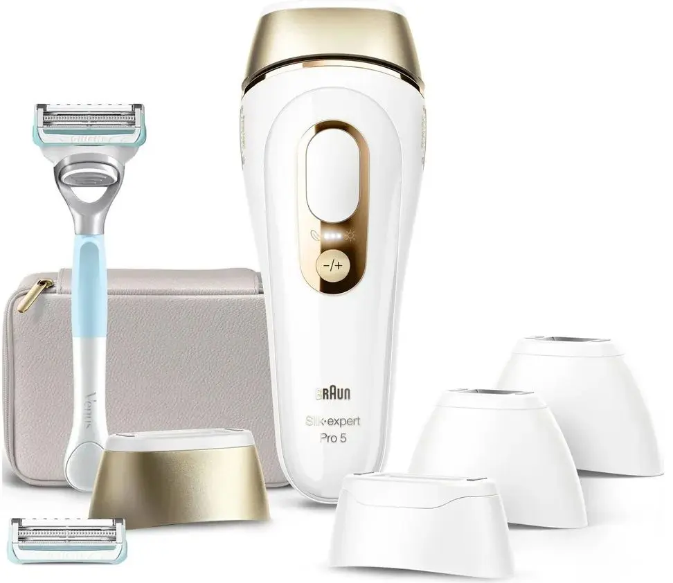Фотоэпилятор Braun Silk-expert Pro 5 IPL PL 5356 (Gold/White)
