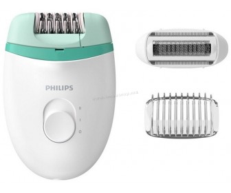 Эпилятор Philips Satinelle Essential BRE245 (White/Green)