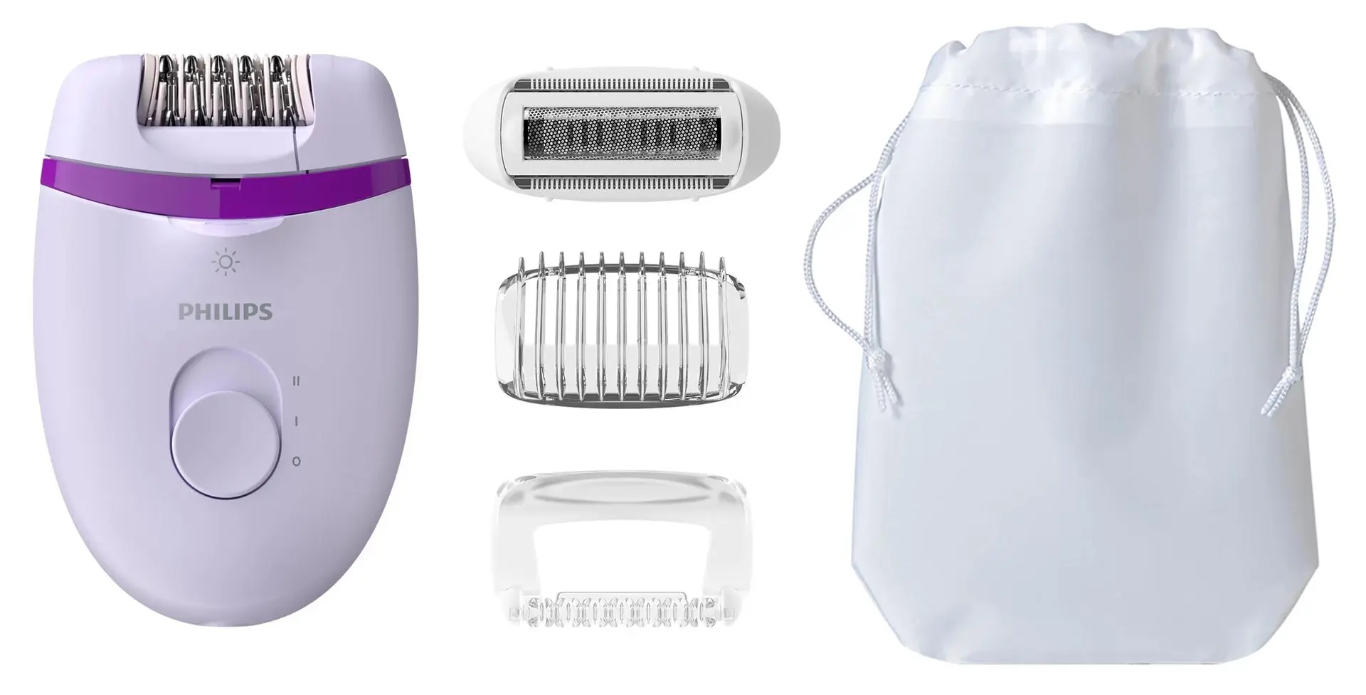 Epilator Philips Satinelle Essential BRE275/00 (Purple)