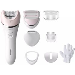 Epilator Philips Series 8000 BRE721/00 (White/Pink)