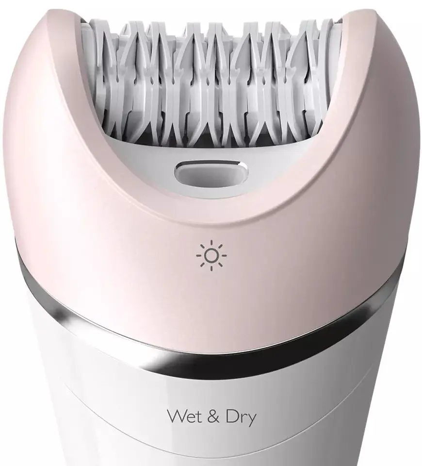 Epilator Philips Series 8000 BRE721/00 (White/Pink)