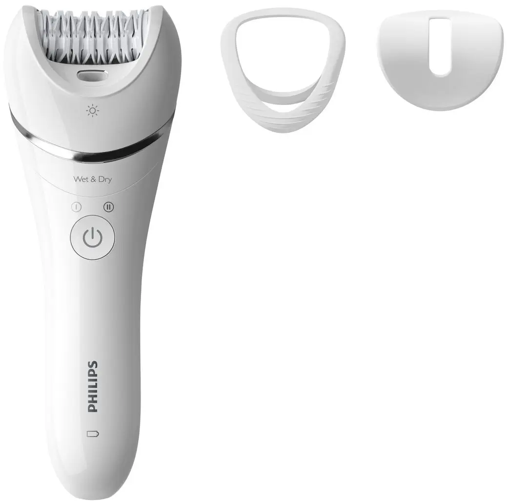 Epilator Philips Wet&Dry BRE700/00 (White/Chrome)