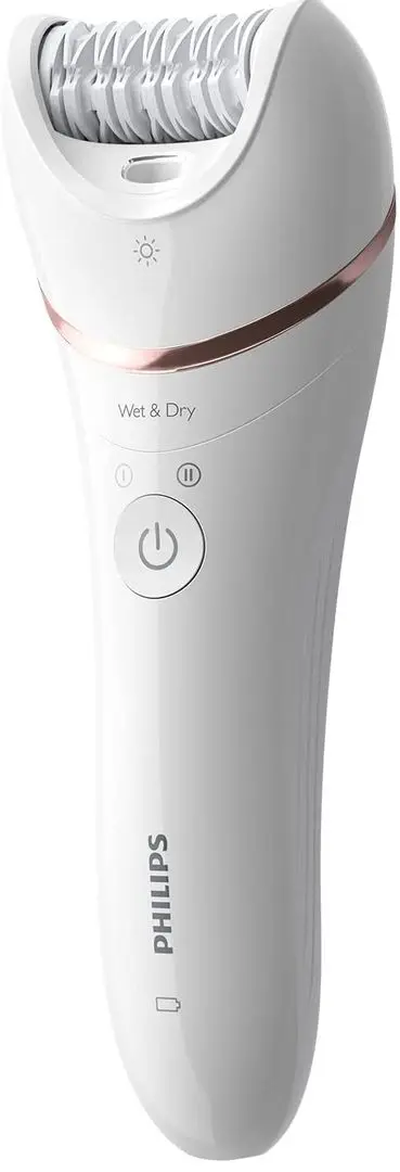 Epilator Philips Wet&Dry BRE735/00 (White/Rose Gold)