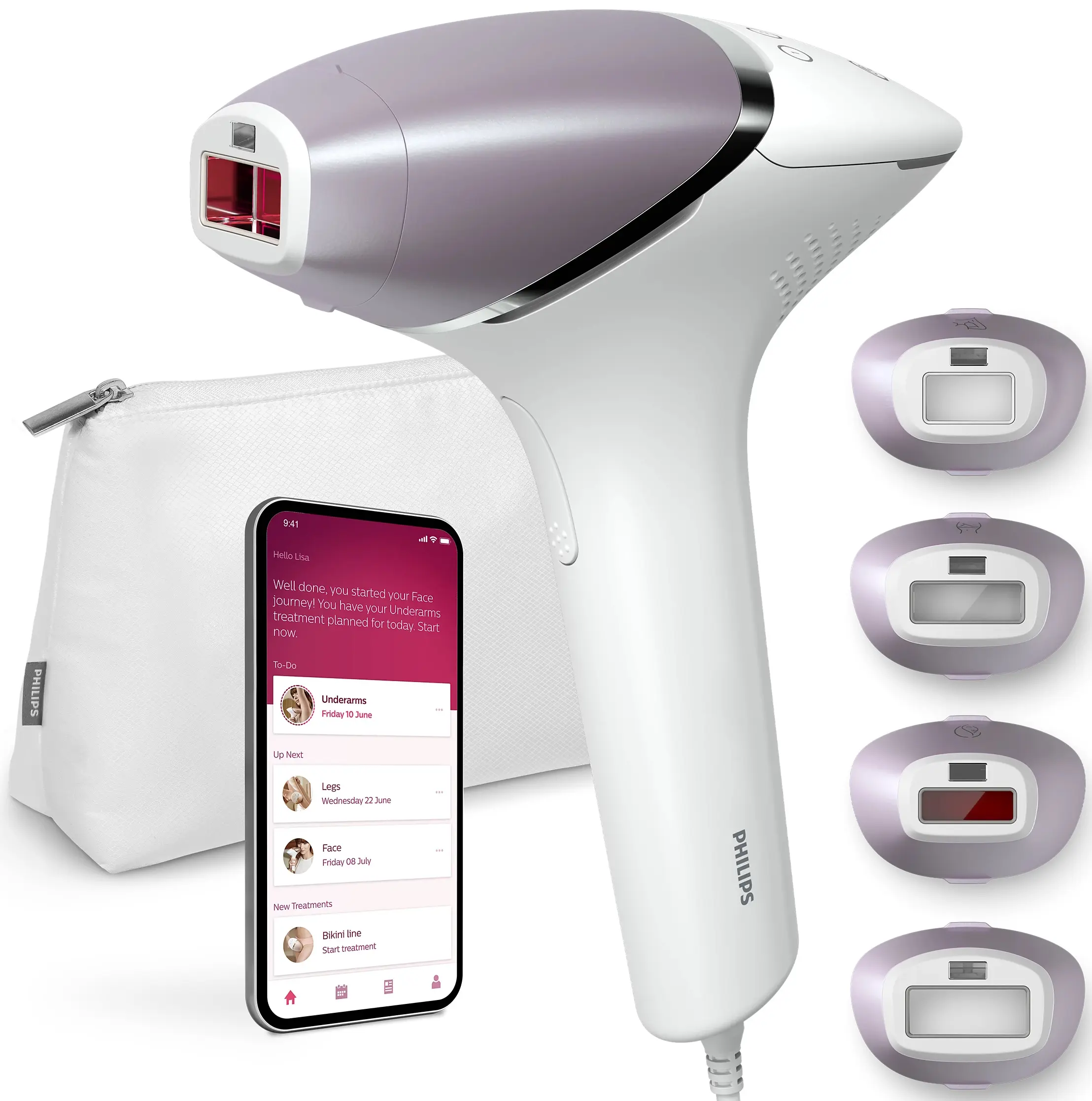 Fotoepilator Philips Lumea BRI947/00 (White/Purple) - 3