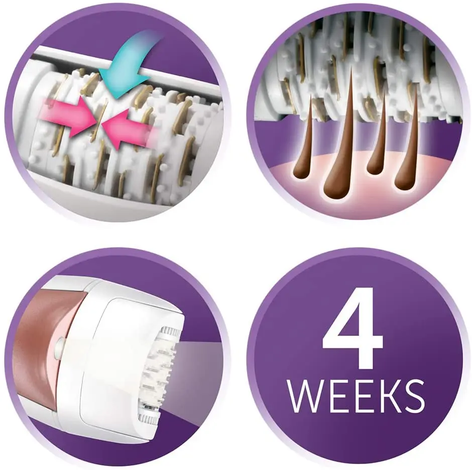 Epilator 7în1 Remington Smooth & Silky EP7700 (White/Silver) - 4