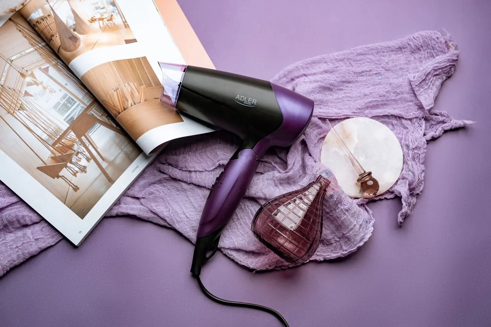 Uscator de par Adler AD 2260 (Purple/Black)