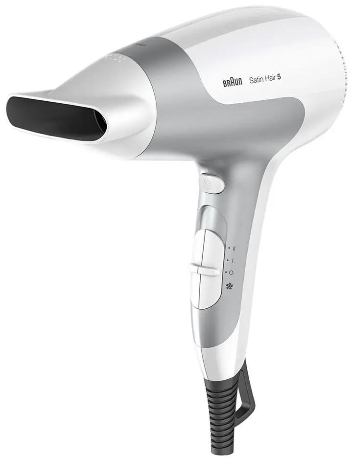 Фен Braun Satin Hair 5 PowerPerfection HD 585 (White/Silver)