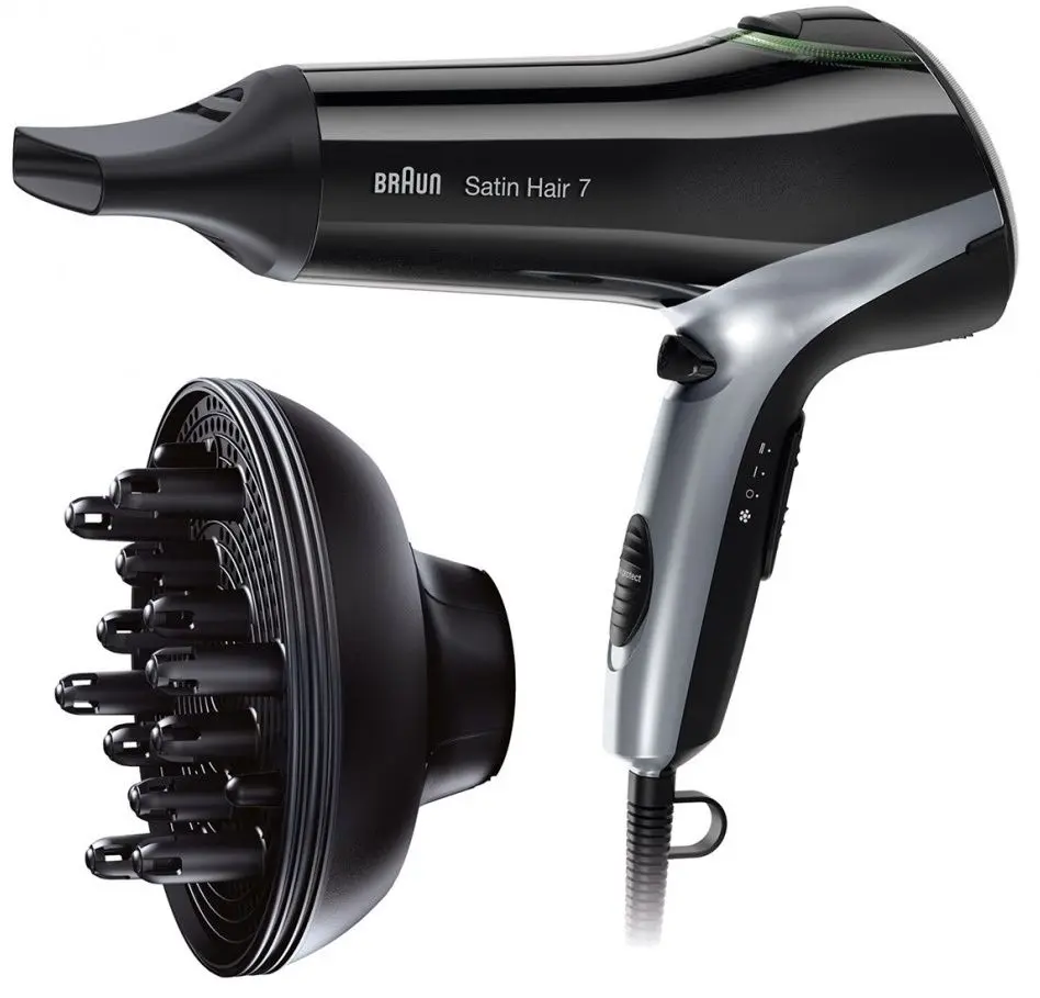 Uscator de par Braun Satin Hair 7 HD730 (Black/Silver) - 2