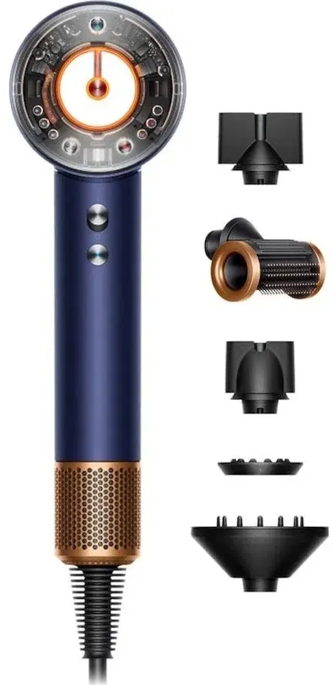 Фен Dyson HD07 Supersonic Nural Straight+Wavy Prussian (Blue/Rich Copper)