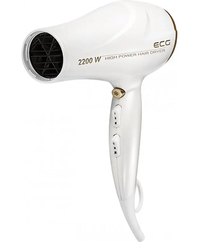Фен ECG VV 2200 (White/Gold)