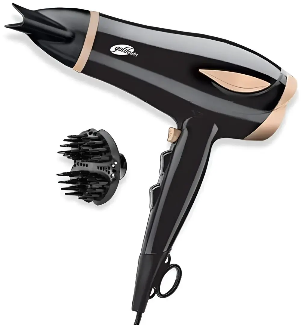 Фен Goldmaster Ruzgar GM-7163 (Black/Gold)