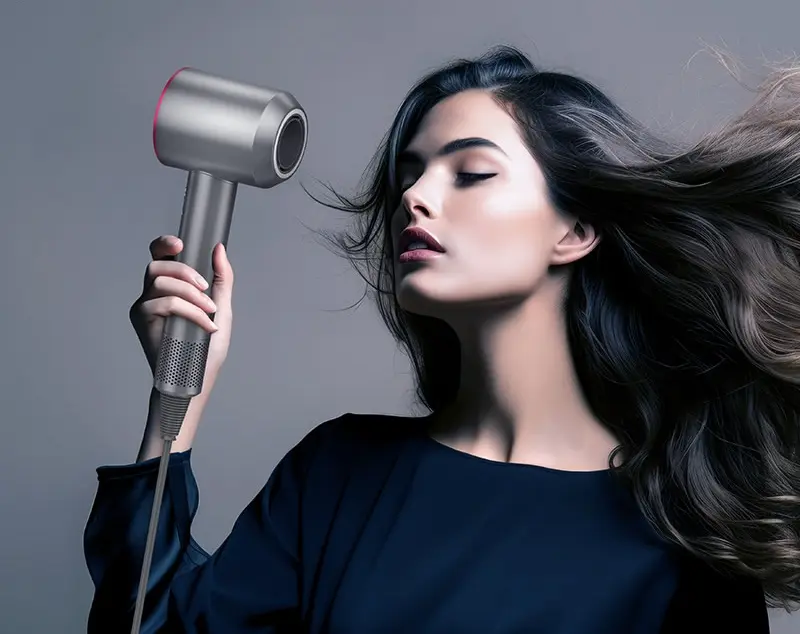 Фен Hoco DAR31 (Grey/Rose Red)