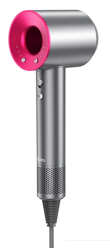 Фен Hoco DAR31 (Grey/Rose Red)