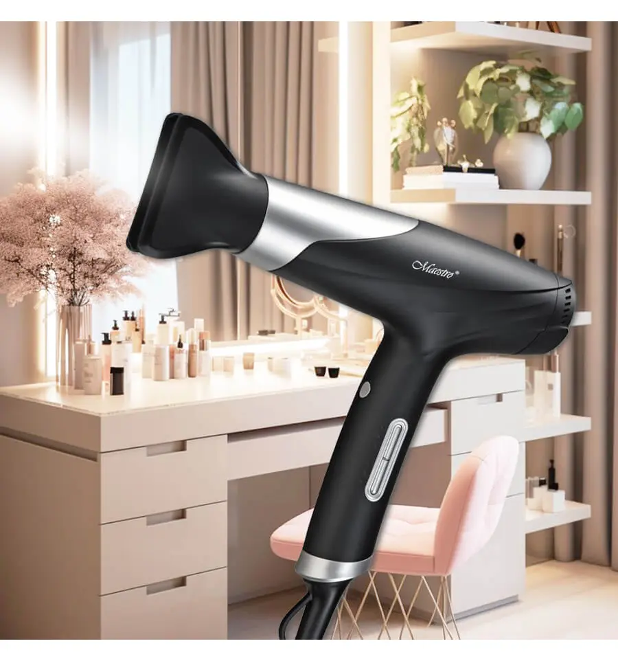 Фен Maestro MR-231 (Black/Silver)