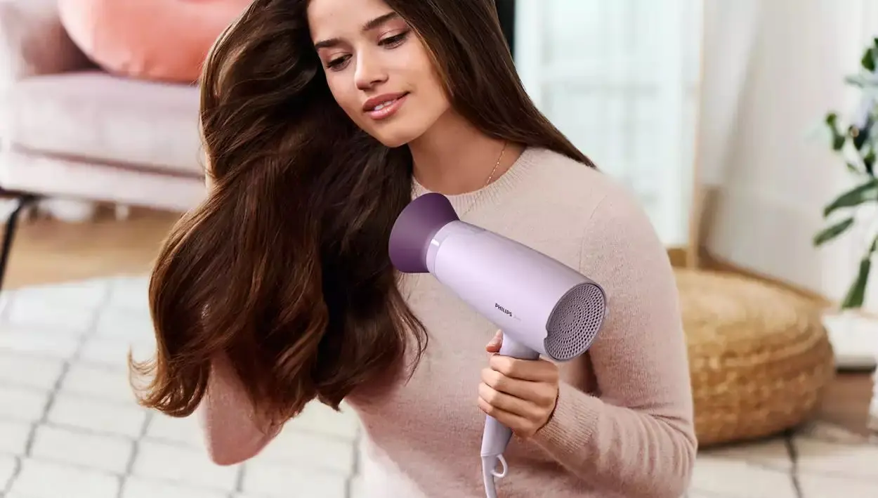 Uscator de par Philips 3000 BHD341/10 (Lilac) - 4