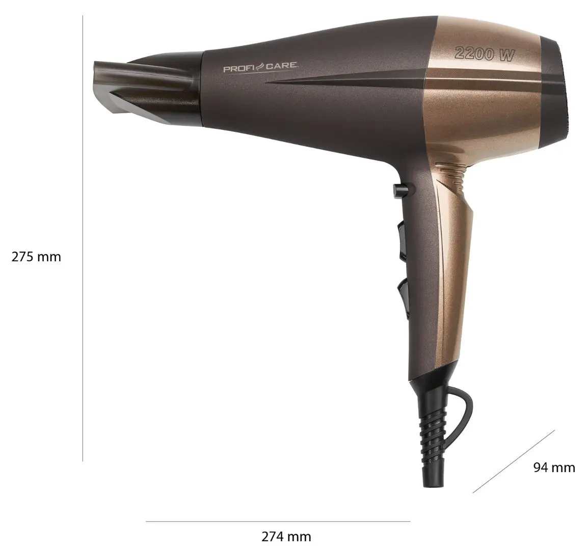 Uscator de par ProfiCare PC-HT 3010 (Brown/Bronze)