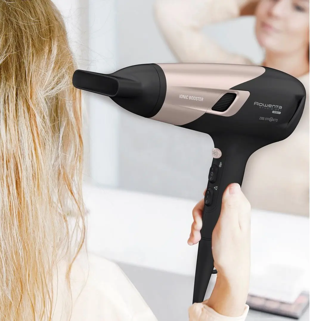 Uscator de par Rowenta Studio Dry Glow CV5831F0 (Black) - 3