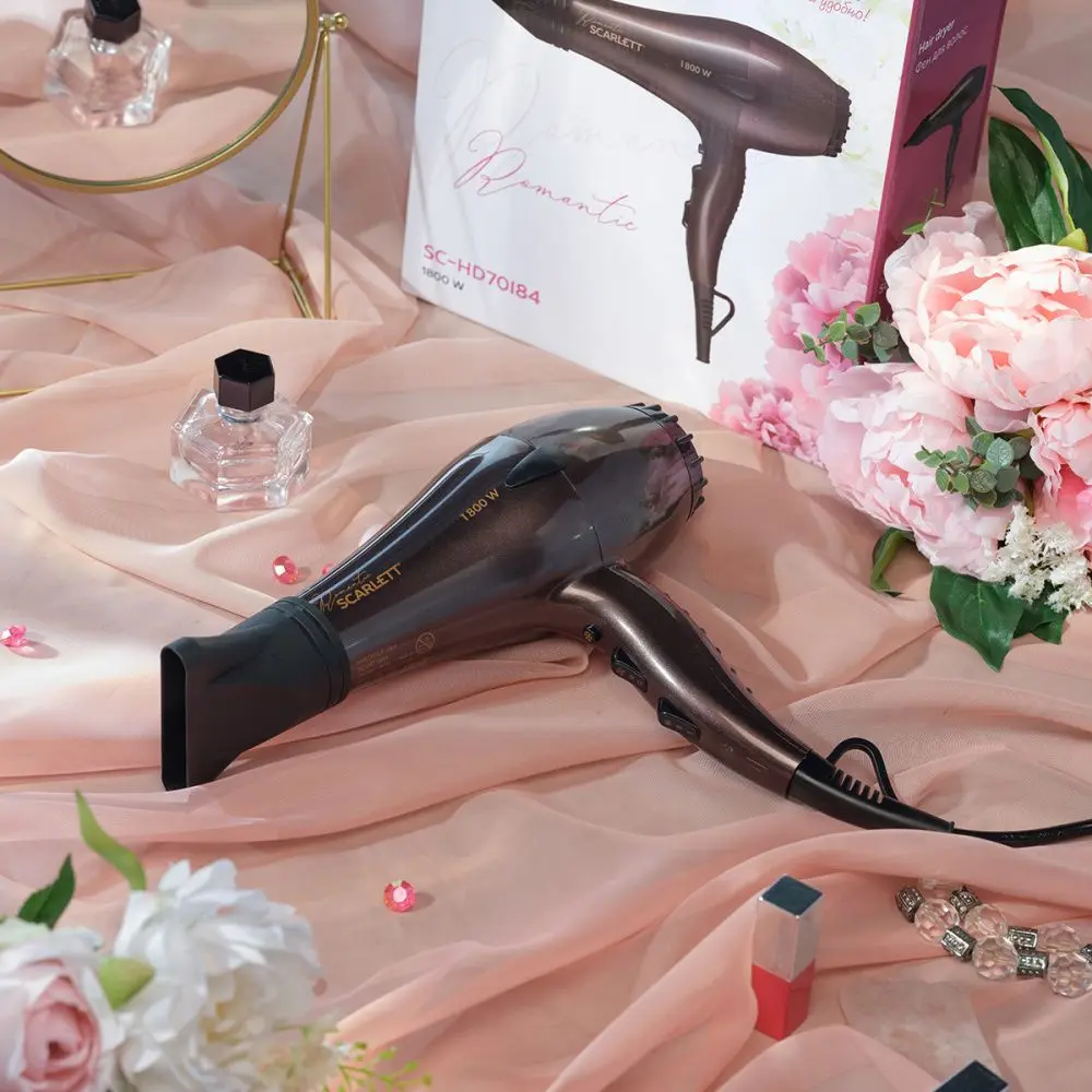 Фен Scarlett Romantic SC-HD70I84 (Mocha/Gold) - 3