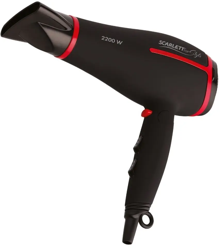 Фен Scarlett SC-HD70IT27 (Black/Red)