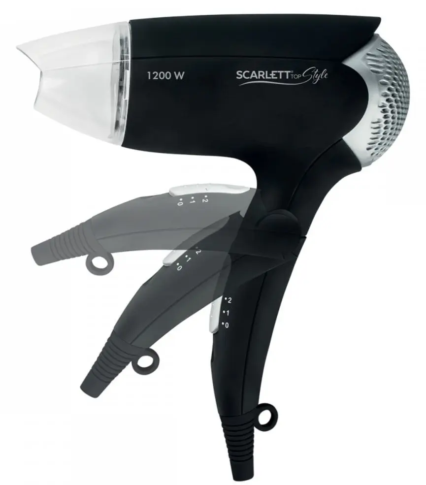 Фен Scarlett SCHD70IT02 (Black/White) - 2