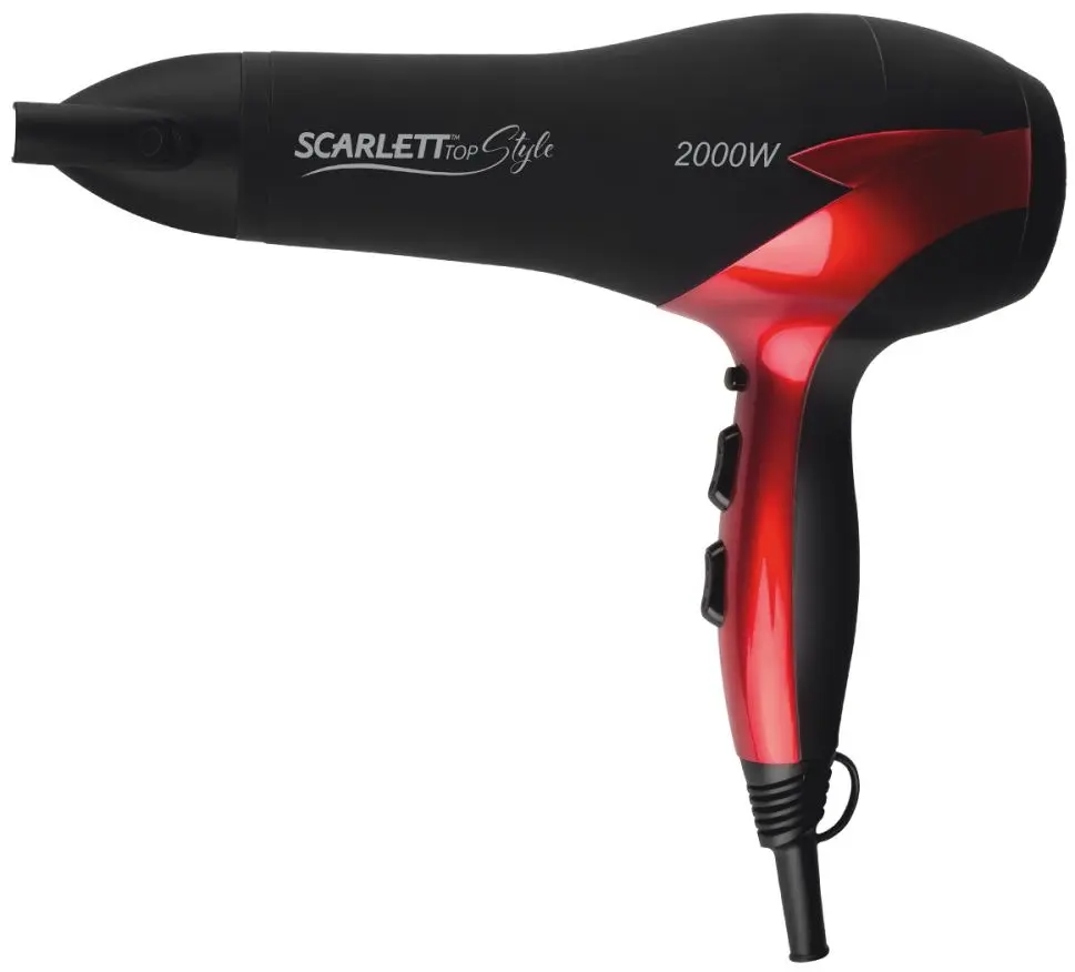 Фен Scarlett Top Style SC-HD70I47 (Black/Red) - 2