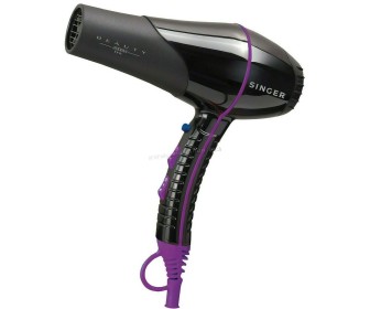 Uscator de par Singer Beauty Iconic 2000W AC (Black/Purple)