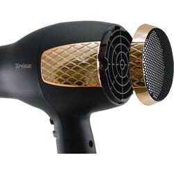 Set uscator + placa de indreptat parul Trisa Glamour Profesional (Black/Gold) Thumb