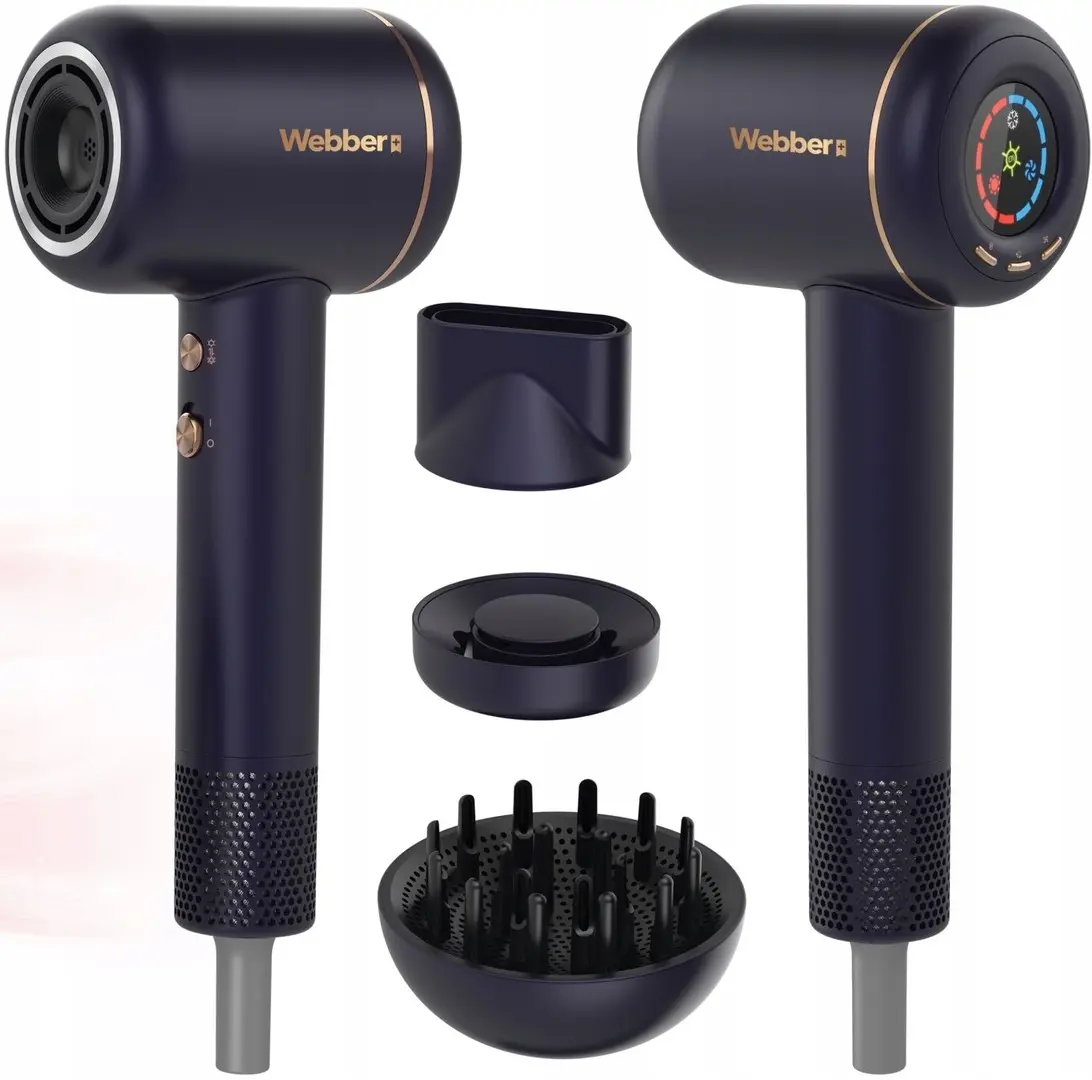 Фен 3в1 Webber Venta 05HD-1698 (Dark Blue)