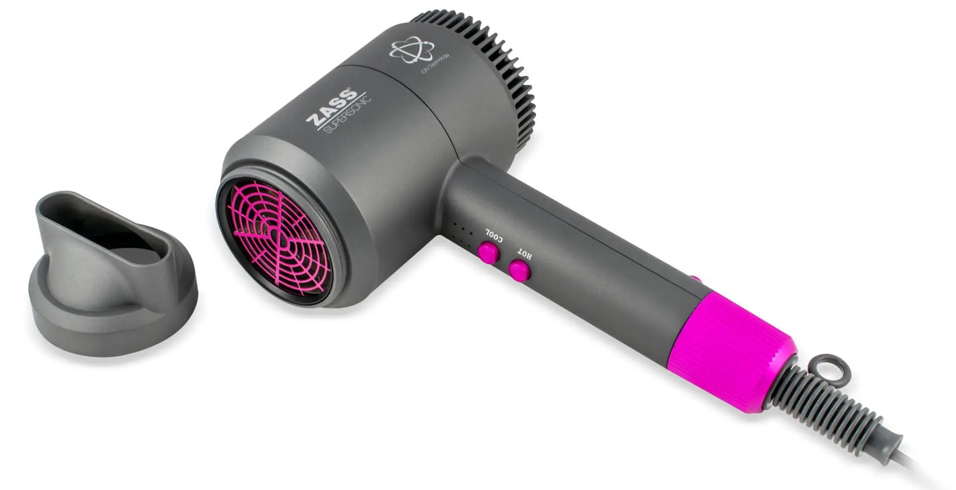 Фен Zass ZHD 08 (Grey)