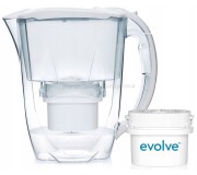 Filtru-cana Aqua Optima Oria + filtru Evolve (White)