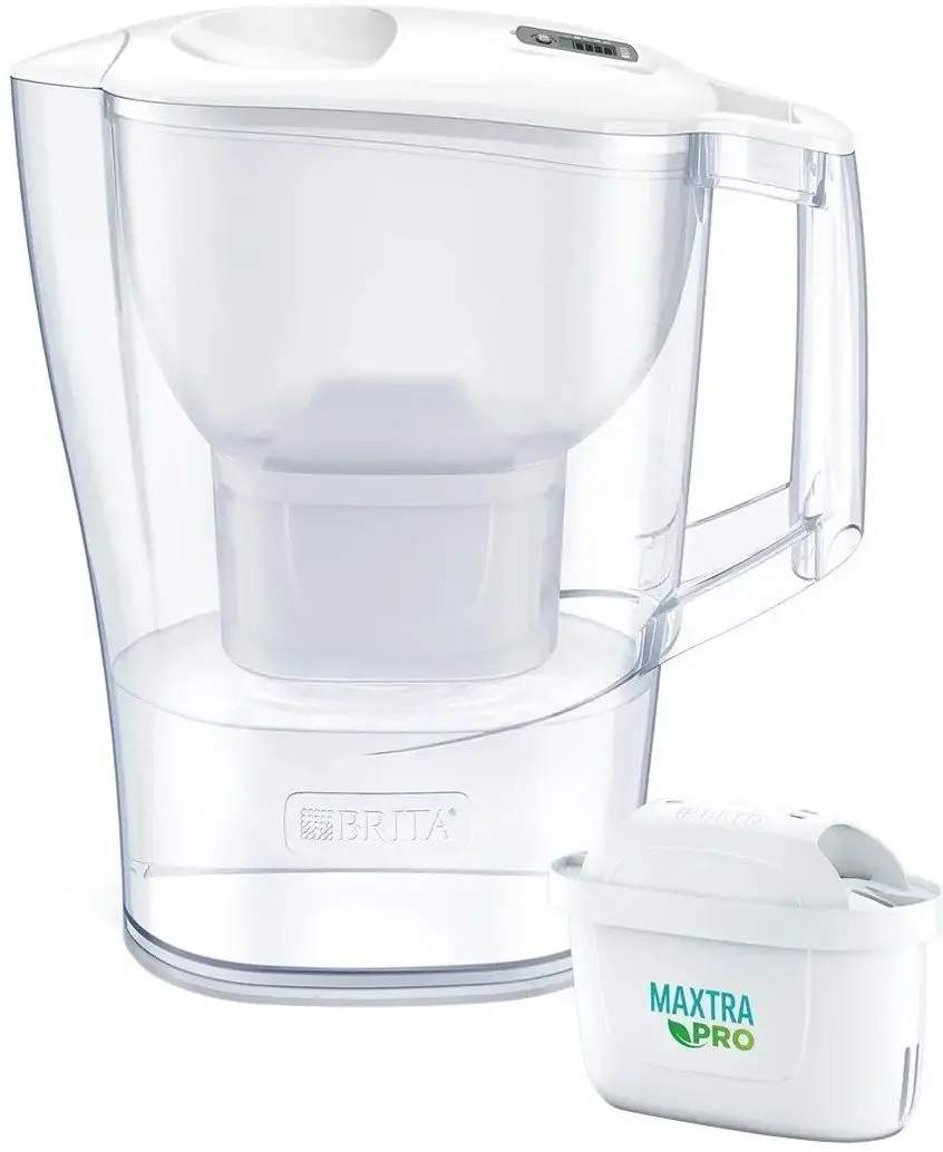 Фильтр-кувшин Brita Aluna + 3 фильтра Maxtra Pro (White) - 2