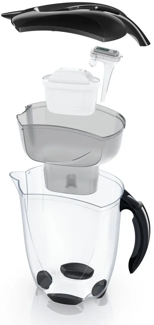 Фильтр-кувшин Brita Elemaris XL 3.5L + фильтр Maxtra+ (Black) - 4