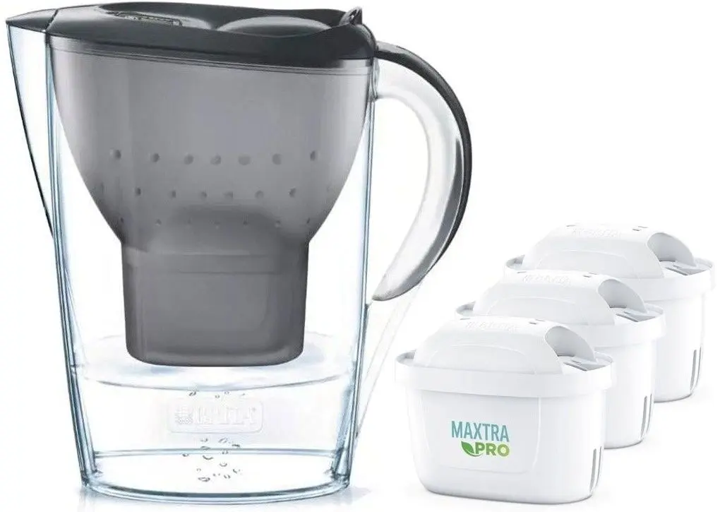 Фильтр-кувшин Brita Marella + 3 фильтра Maxtra Pro (Graphite)