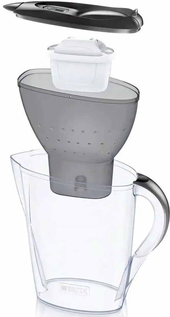 Cană filtrantă Brita Marella + 3 filtre Maxtra Pro Pure Performance (Graphite)