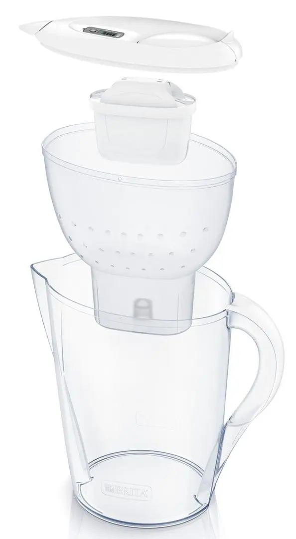 Filtru-cana Brita Marella + filtru Maxtra Pro Pure Performance (White)