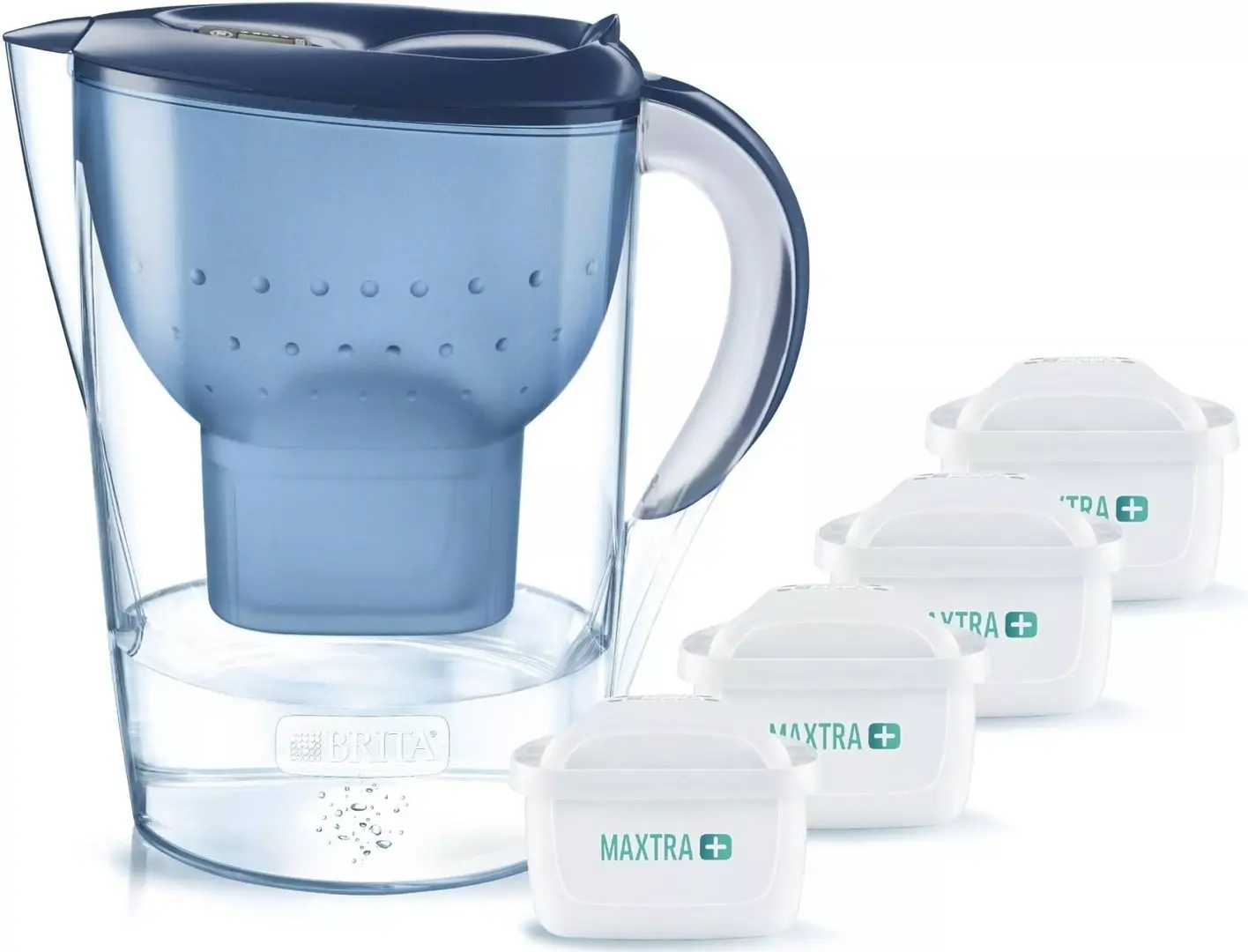 Фильтр-кувшин Brita Marella XL + 4 фильтрa Maxtra+ (Blue)