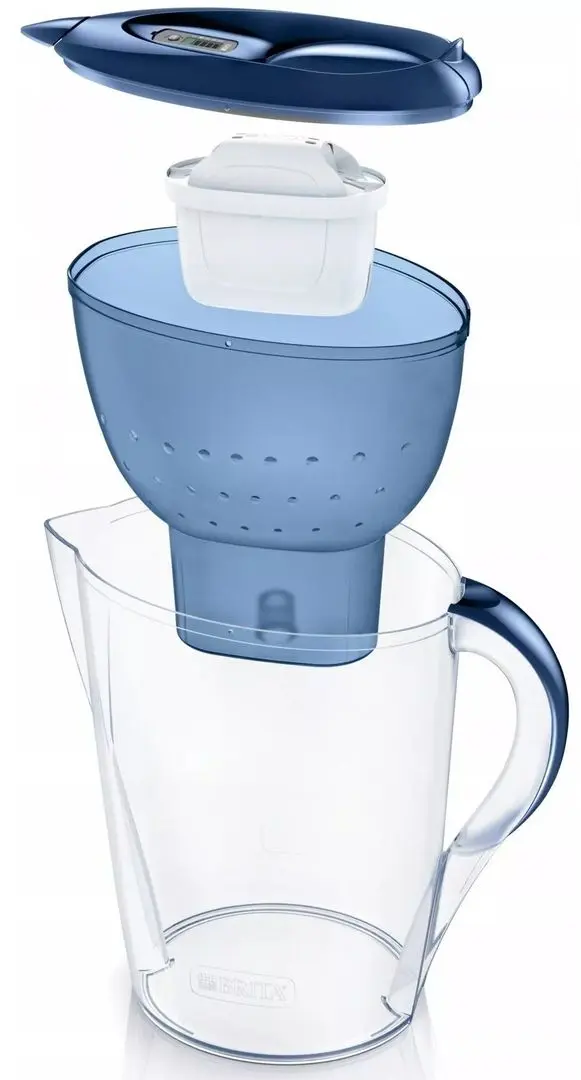 Cana filtranta Brita Marella XL + 4 filtre Maxtra Pro Pure Performance (Blue)