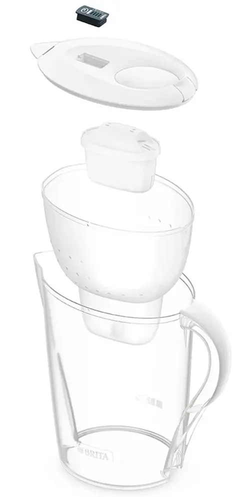 Cana filtranta Brita Marella XL + 4 filtre Maxtra Pro Pure Performance (White)