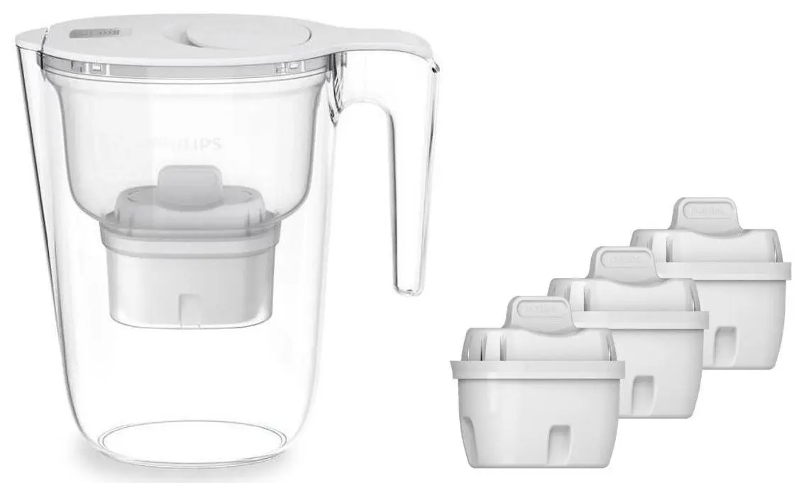 Filtru-cana Philips AWP2943WHT3/58 + 3 filtre Micro X-Clean Softening (White)