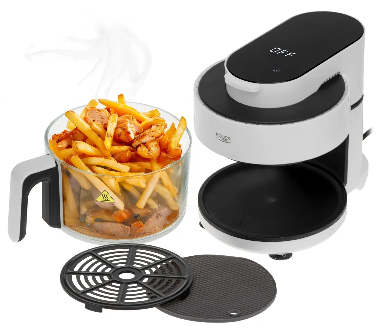 Friteuza cu aer cald Adler AD 6316 (White/Black)