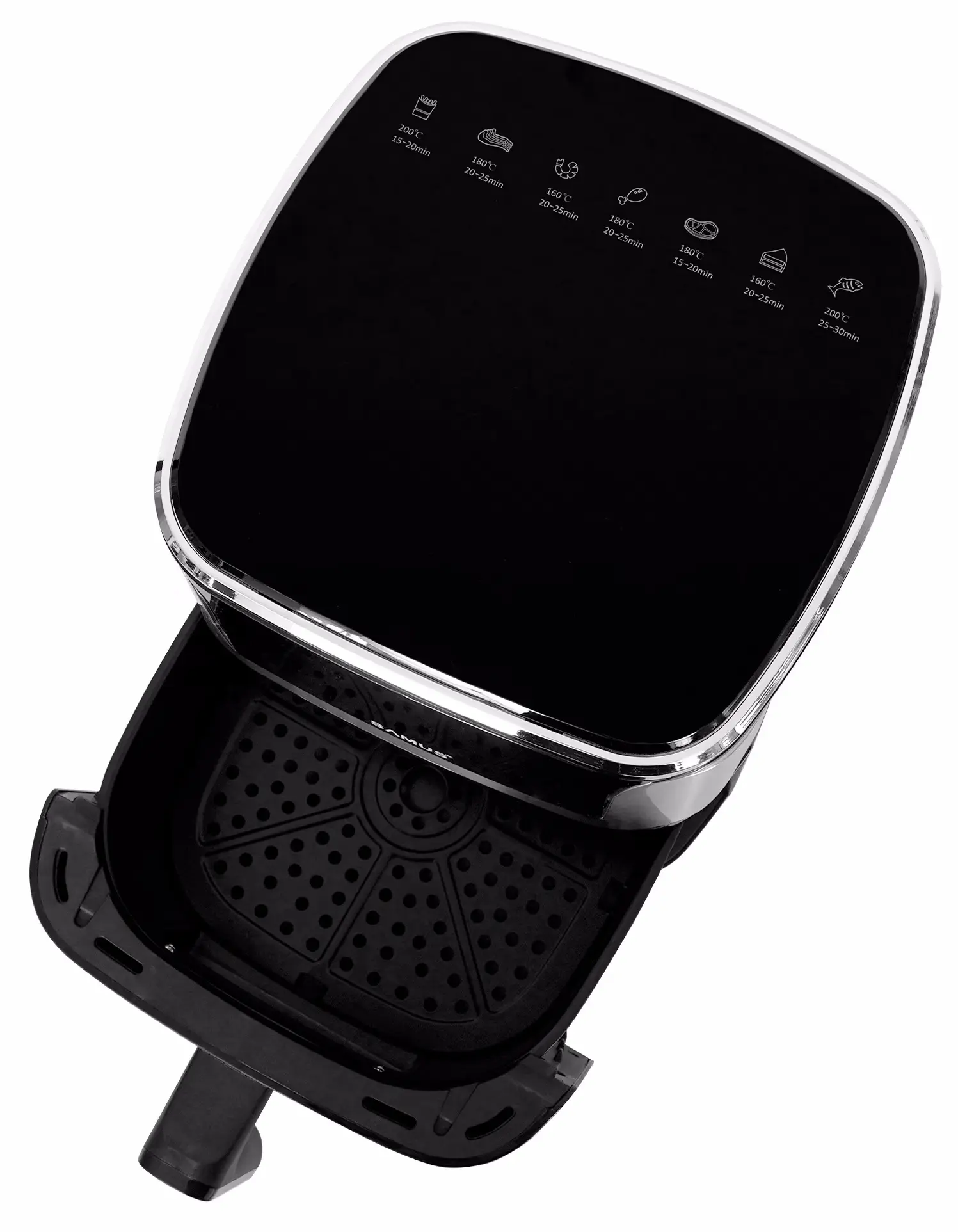 Аэрофритюрница Albatros AF5-S1400DW (Black/Inox)