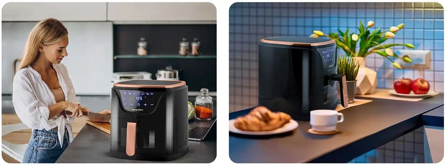 Аэрофритюрница Berdsen BD-652 (Black/Golden)