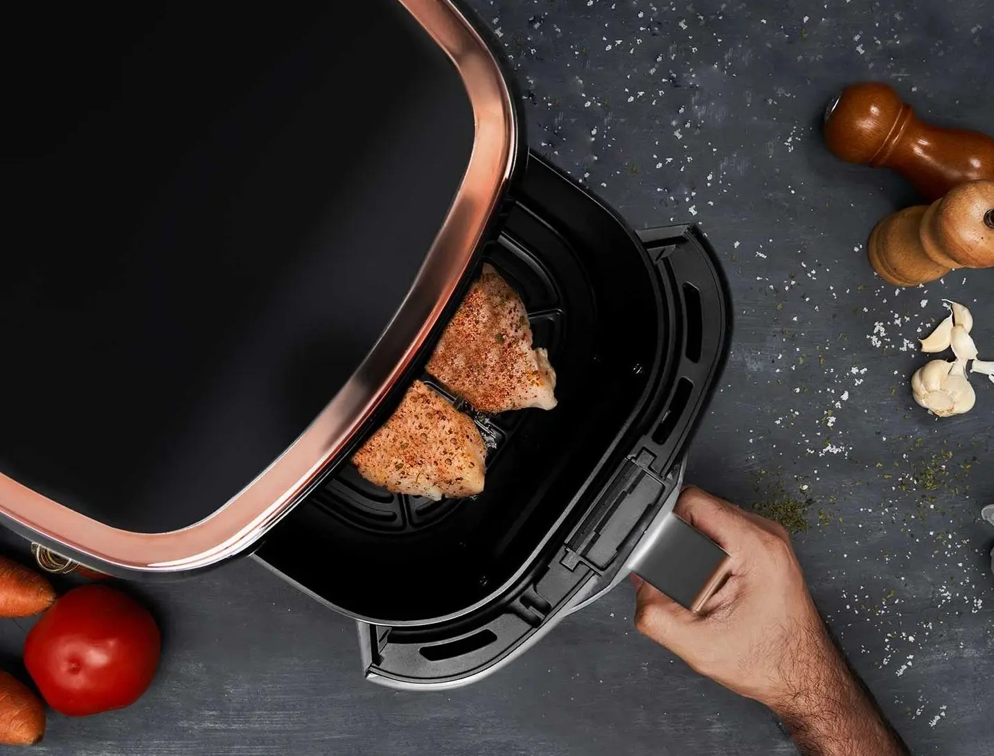 Аэрофритюрница Berdsen BD-652 (Black/Golden)