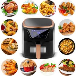 Аэрофритюрница Berdsen BD-652 (Black/Golden) Thumb