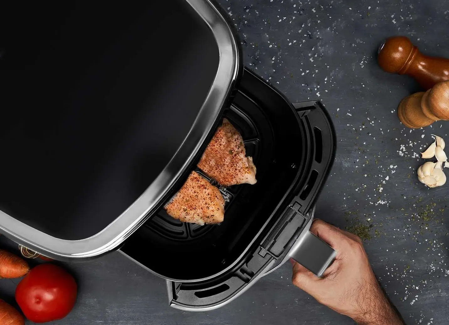 Аэрофритюрница Berdsen BD-652 (Black/Silver)